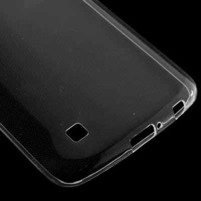 LG K10 (K420N) dzidrs (caurspīdīgs) cieta silikona TPU pasaulē planākais apvalks / Vacins.lv