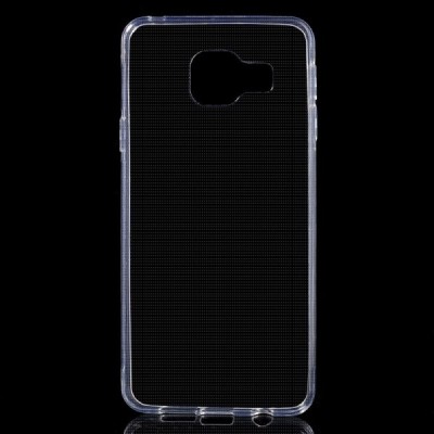 Samsung Galaxy A3 2016 (A310) skaidrus (permatomas) kieto silikono TPU ploniausias pasaulyje bespalvis dėklas / Priedai.lt