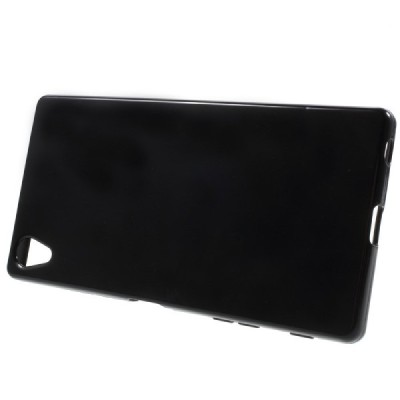 Sony Xperia Z5 Premium cieta silikona (TPU) melns apvalks / vacins.lv