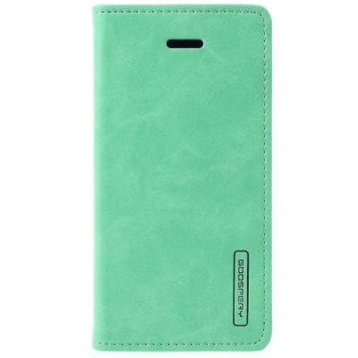 Mercury Blue Moon atverčiamas iPhone 5c mėtinis odinis dėklas - piniginė / Priedai.lt