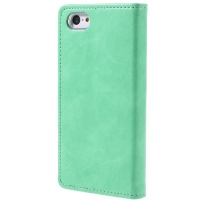 Mercury Blue Moon atverčiamas iPhone 5c mėtinis odinis dėklas - piniginė / Priedai.lt