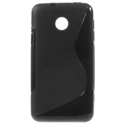 Huawei Ascend Y330 cieta silikona (TPU) melns apvalks / vacins.lv