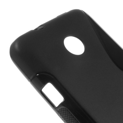 Huawei Ascend Y330 kieto silikono TPU juodas dėklas - nugarėlė / Priedai.lt