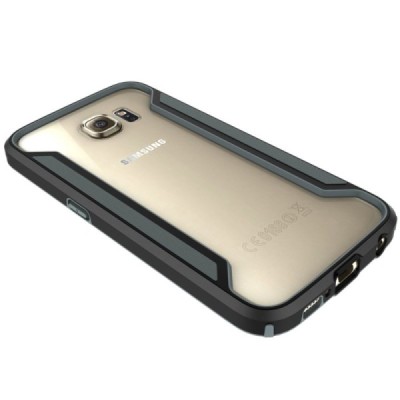 Samsung Galaxy S6 Nillkin Slim melns rāmis (sānu apmale, bamperis) / Vacins.lv