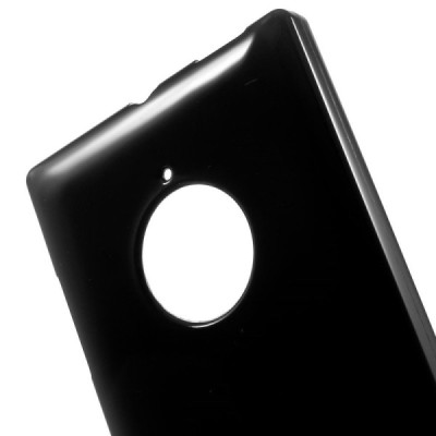 Nokia Lumia 830 kieto silikono TPU juodas dėklas - nugarėlė / Priedai.lt