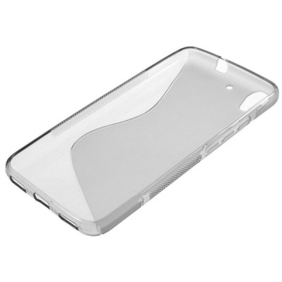 Huawei Y6 skaidrus (permatomas) kieto silikono TPU pilkas dėklas - nugarėlė / Priedai.lt