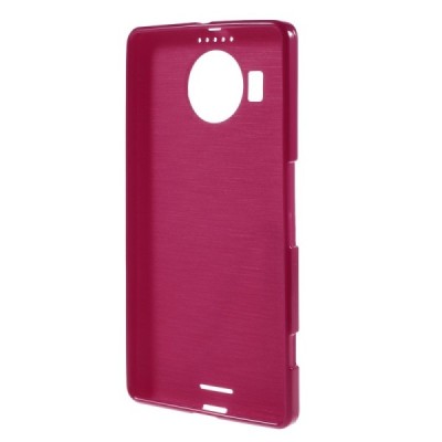 Nokia Lumia 950 XL cieta silikona (TPU) sarkans apvalks / vacins.lv
