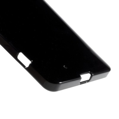 Nokia Lumia 950 cieta silikona (TPU) melns apvalks / vacins.lv