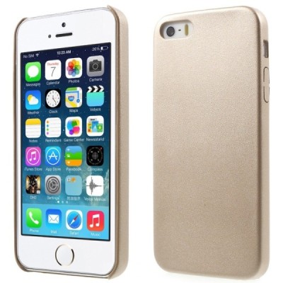 Apple iPhone 5s Slim Leather zelta ādas itin plāns apvalks / Vacins.lv
