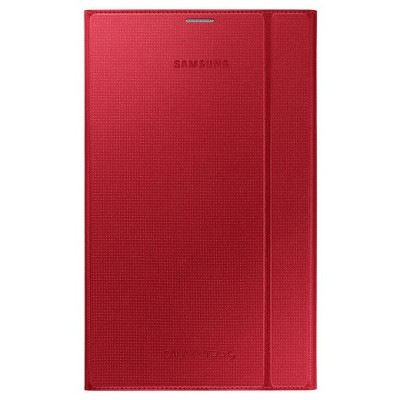 Origināls Samsung Galaxy Tab S 8.4 (T705, T700) Book Cover atvēramais sarkans ādas futrālis / Vacins.lv