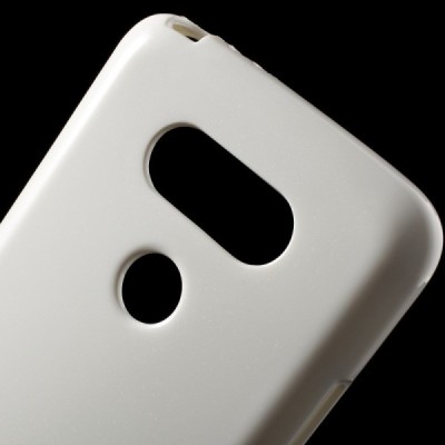 LG G5 (H850) Mercury balts cieta silikona (TPU) apvalks / vacins.lv