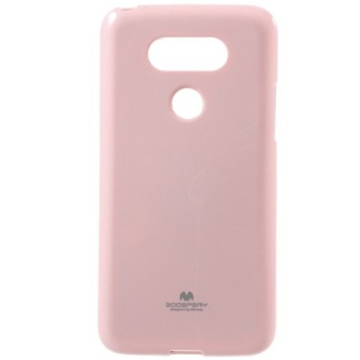 LG G5 (H850) šviesiai rožinis Mercury kieto silikono (TPU) dėklas / Priedai.lt