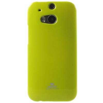 HTC One M8 Mercury zaļš cieta silikona (TPU) apvalks / Vacins.lv