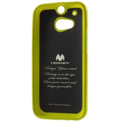 HTC One M8 Mercury zaļš cieta silikona (TPU) apvalks / Vacins.lv
