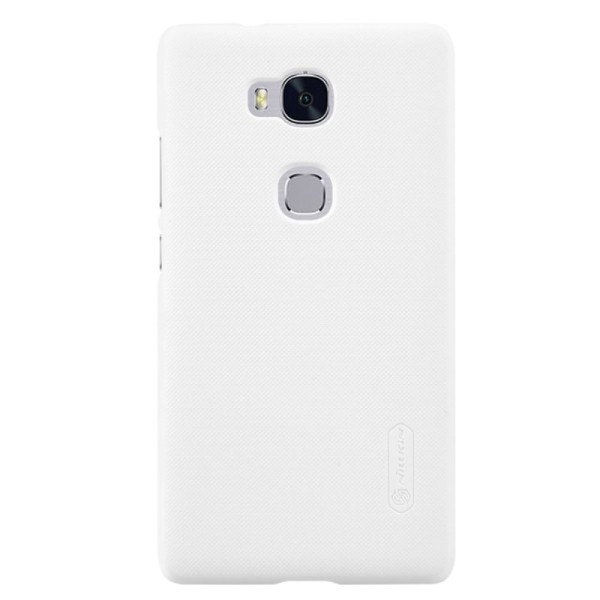 „Nillkin“ Frosted Shield apvalks - balts + ekrāna aizsargplēve (Honor 5X)