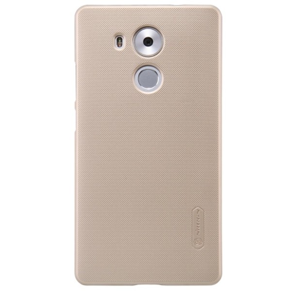 „Nillkin“ Frosted Shield dėklas - auksinis + apsauginė ekrano plėvelė (Mate 8)