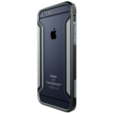Apple iPhone 6s Nillkin Slim melns rāmis (sānu apmale, bamperis) / Vacins.lv