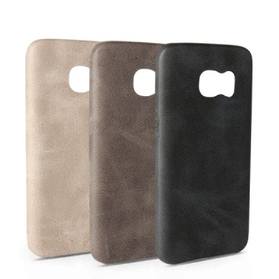 „USAMS“ Slim Leather Samsung Galaxy S7 G930F brūns ādas apvalks / Vacins.lv