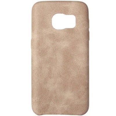 Slim Leather Samsung Galaxy S7 G930F smilšains ādas apvalks / Vacins.lv