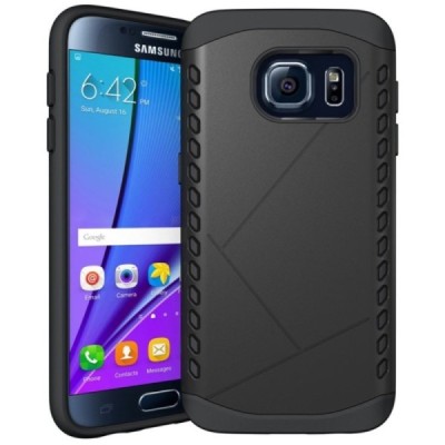 Samsung Galaxy S7 G930 pastiprinātas aizsardzības melns apvalks / Vacins.lv