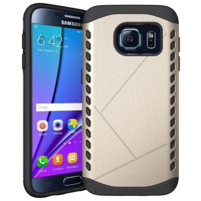 Samsung Galaxy S7 G930 pastiprinātas aizsardzības zelta apvalks / Vacins.lv