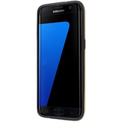 Samsung Galaxy S7 edge G935 pastiprinātas aizsardzības zelta apvalks / Vacins.lv