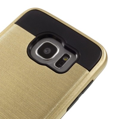 Samsung Galaxy S7 edge G935 pastiprinātas aizsardzības zelta apvalks / Vacins.lv