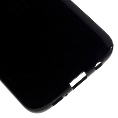 Samsung Galaxy S7 edge G935 cieta silikona (TPU) melns apvalks / vacins.lv