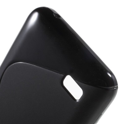 Huawei Y5 (Y560) cieta silikona (TPU) melns apvalks / vacins.lv