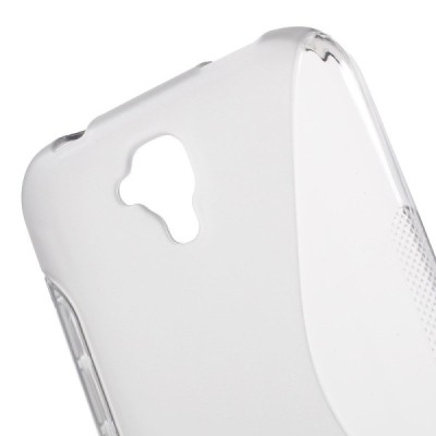 Huawei Y5 kieto silikono TPU skaidrus, pilkas dėklas - nugarėlė / Priedai.lt