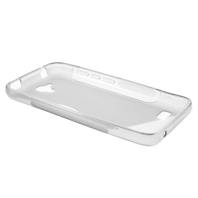 Huawei Y5 kieto silikono TPU skaidrus, pilkas dėklas - nugarėlė / Priedai.lt