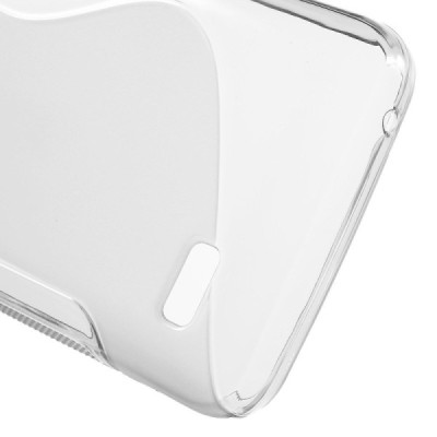 Huawei Y5 kieto silikono TPU skaidrus, pilkas dėklas - nugarėlė / Priedai.lt