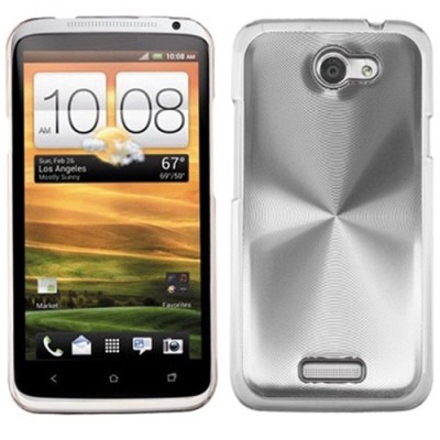 HTC One X sidabrinis dėklas / Priedai.lt