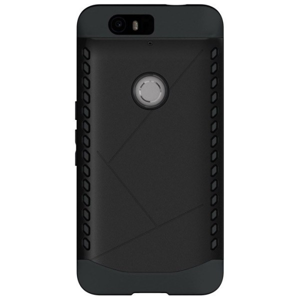 Sustiprintos apsaugos dėklas - juodas (Nexus 6P)