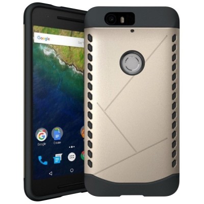 Huawei Nexus 6P pastiprinātas aizsardzības zelta apvalks / Vacins.lv