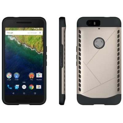 Huawei Nexus 6P pastiprinātas aizsardzības zelta apvalks / Vacins.lv