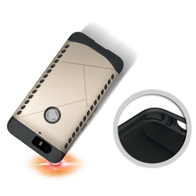 Huawei Nexus 6P pastiprinātas aizsardzības zelta apvalks / Vacins.lv