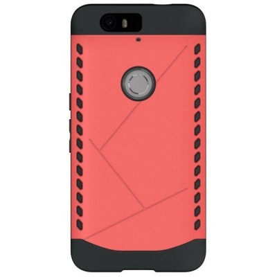 Huawei Nexus 6P pastiprinātas aizsardzības sarkans apvalks / Vacins.lv