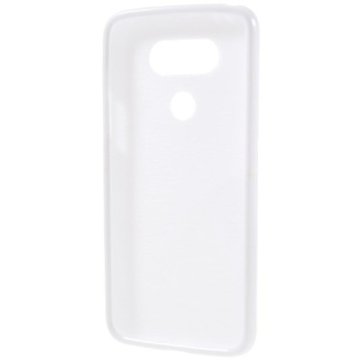 LG G5 (H850) cieta silikona (TPU) balts apvalks / vacins.lv