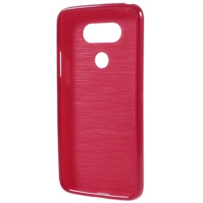 LG G5 (H850) cieta silikona (TPU) sarkans apvalks / vacins.lv