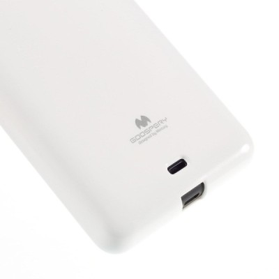 Microsoft Lumia 535 Mercury balts cieta silikona (TPU) apvalks / vacins.lv