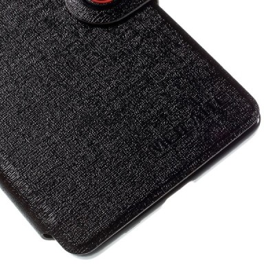 „Meilate“ atverčiamas juodas Microsoft Lumia 535 dėklas (Dėkliukas) / Priedai.lt