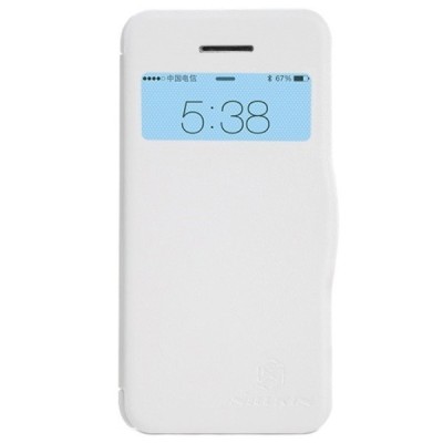 Apple iPhone 5c „Nillkin“ Fresh atvēramais balts futrālis / Vacins.lv