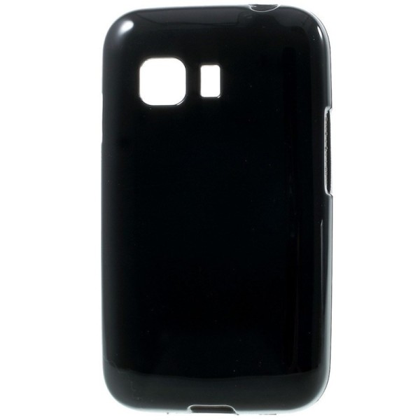 Kieto silikono (TPU) dėklas - juodas (Galaxy Young 2)