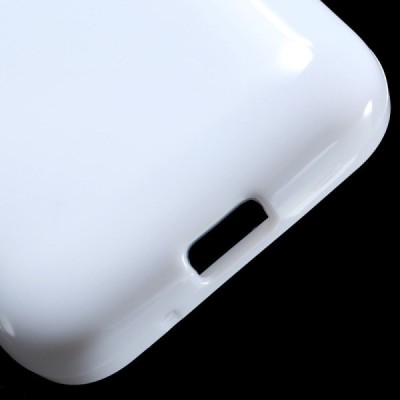 Samsung Galaxy Young 2 (G130) cieta silikona (TPU) balts apvalks / vacins.lv