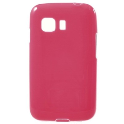 Samsung Galaxy Young 2 (G130) cieta silikona (TPU) tumši rozs apvalks / vacins.lv