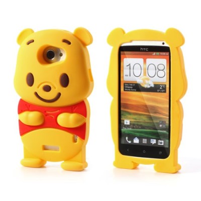 HTC One X rotaļīgs silikona apvalks lācītis / Vacins.lv