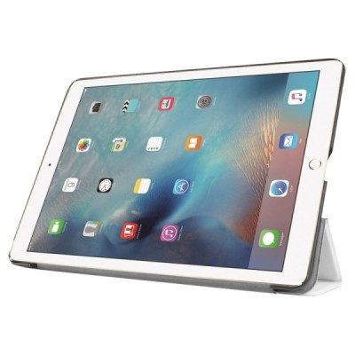 Apple iPad Pro 9.7" atvēramais balts maciņš / Vacins.lv