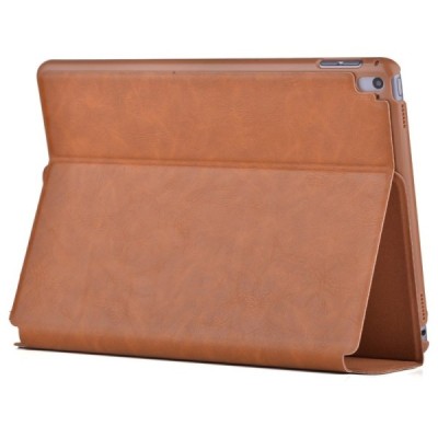 Greznais „Devia“ sērijas ādas atvērams brūns Apple iPad Pro 9.7" futrālis / Vacins.lv