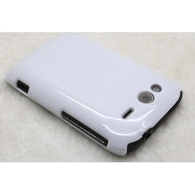HTC Wildfire S plastmasas balts futrālis / Vacins.lv